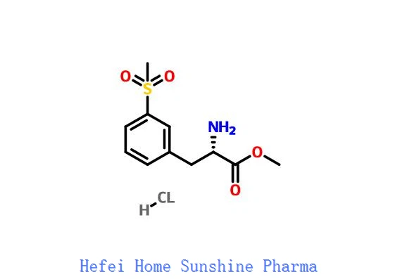 Metüül (t) -2-amino-3-(3-(metüülsulfonüül) fenüül) propanoaatvesinikkloriid CAS 851785-21-2