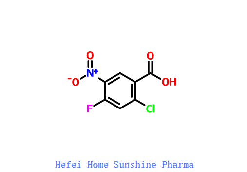 2-kloro-4-fluoro-5-nitrobensoehape CAS 114776-15-7