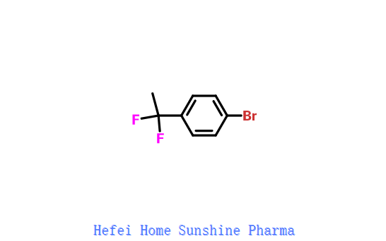 Benseen, 1-bromo-4-(1,1-difluoroetüül)- CAS 1000994-95-5