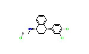 4-(3,4-diklorofenüül)-1,2,3,4-tetrahüdro-N-metüül-1-naftaleenamiinVesinikkloriid CAS 79617-99-5