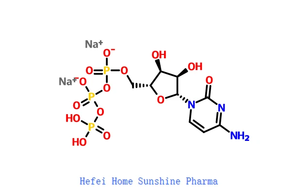 Tsütidiin 5'-(tetrahüdrogeen Triphos) (CTP-Na2) CAS 36051-68-0