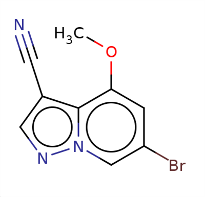 6-bromo-4-metoksüpürasolo[1,5-a]püridiin-3-karbonitriil CAS 1207836-10-9